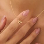 Hayat By Ladli Gold Bow Necklace – 18K Gold Plated